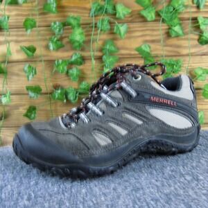 Merrell Chameleon Ventilator Gore-Tex Gray Suede Hiking Trail Shoes‎ Men Size 7